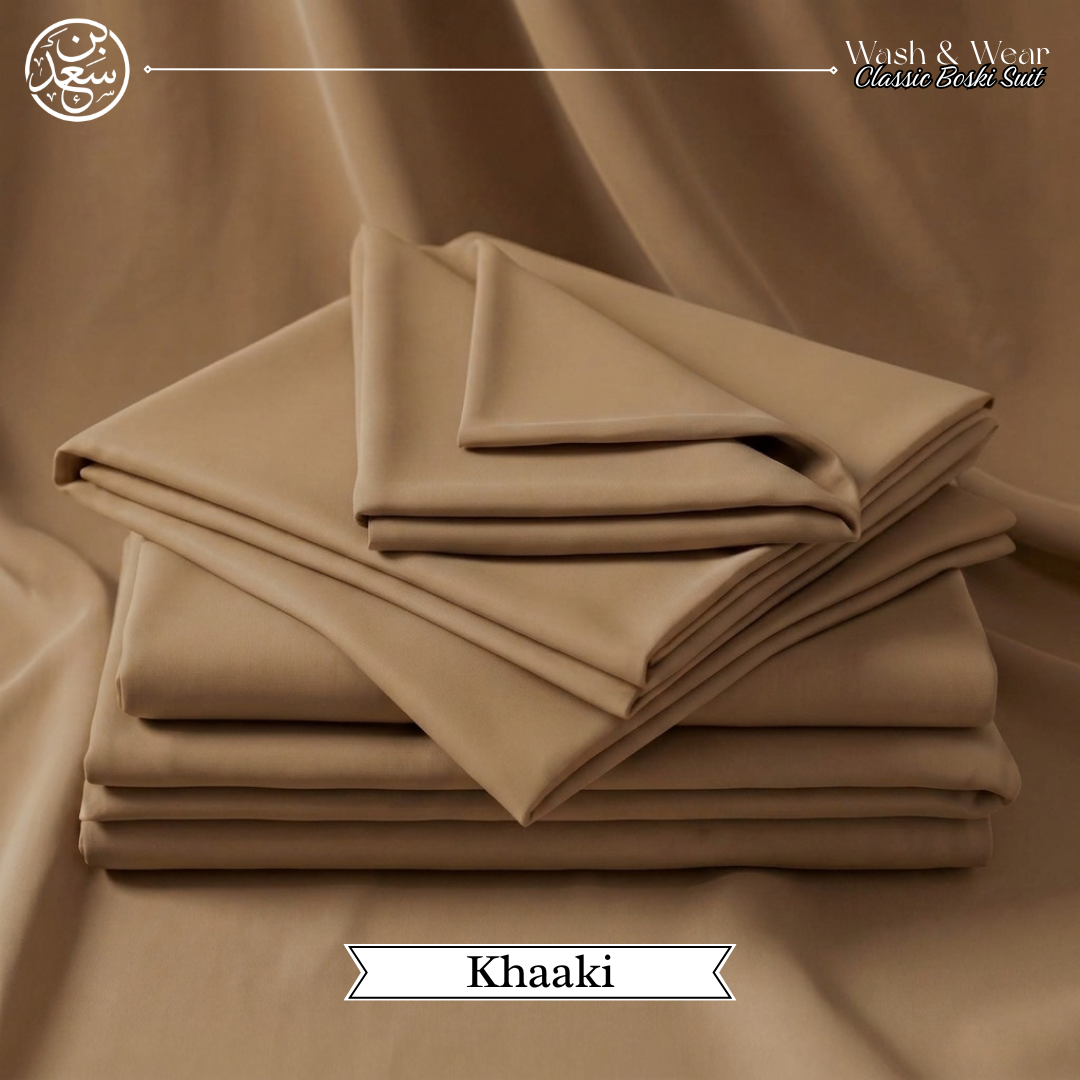Boski Wash & Wear - Khaaki