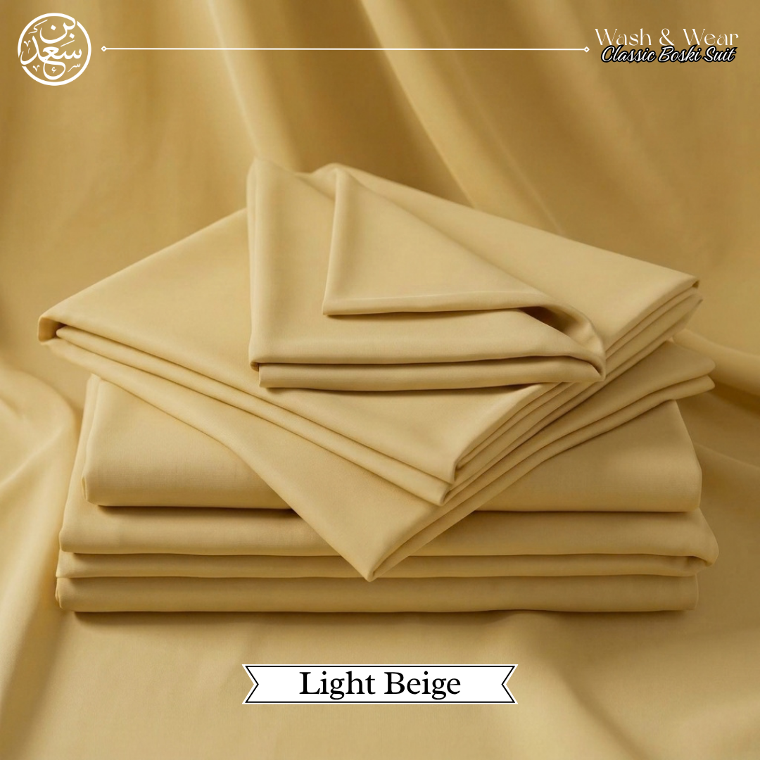 Boski Wash & Wear - Light Beige