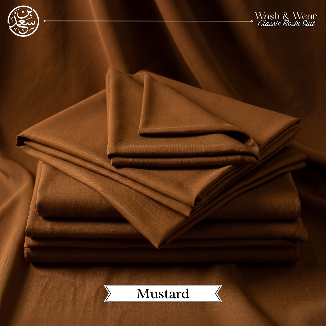 Boski Wash & Wear - Mustard