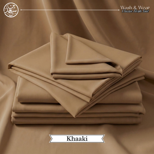 Boski Wash & Wear - Khaaki